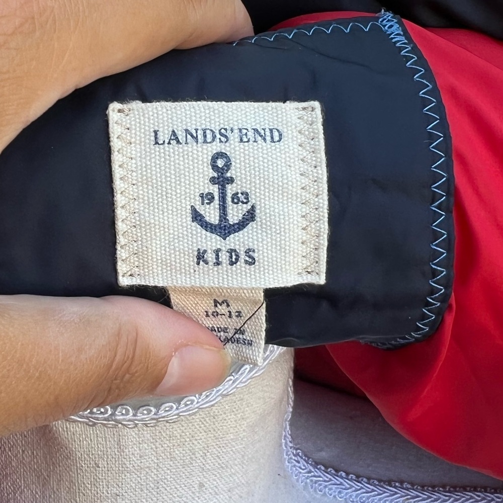 Lands End Kids Puffer Vest Size Medium - Picture 7 of 10